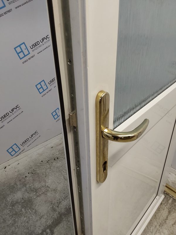 Used White Upvc Back Door 900mm x 2035mm C6069 - Image 5