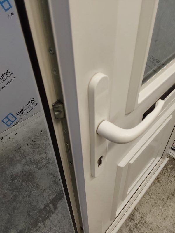 Used White Upvc Front Door 920mm x 1970mm (reduce to 905mm) C6029 - Image 5