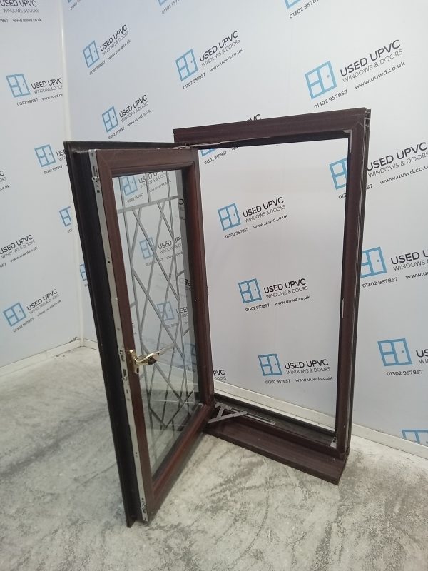 Used Woodgrain Upvc window 600mm x 1100mm (Reduce To 1085mm) W0069 - Image 3