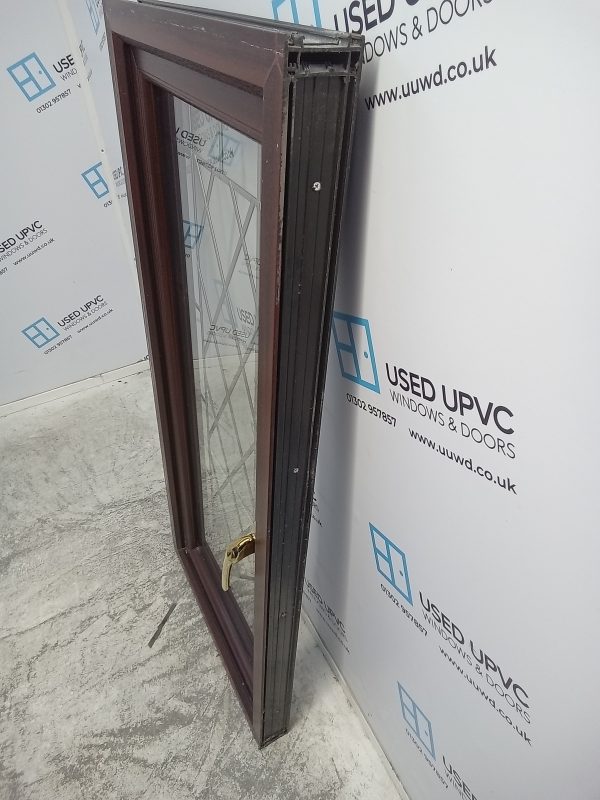 Used Woodgrain Upvc window 595mm x 1310mm W0077 - Image 5