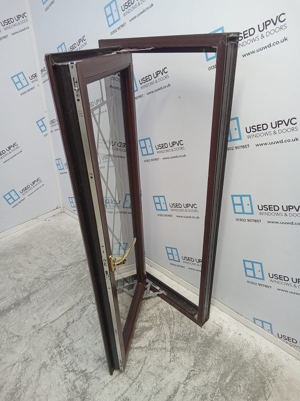 Used Woodgrain Upvc window 595mm x 1310mm W0082 - Image 3