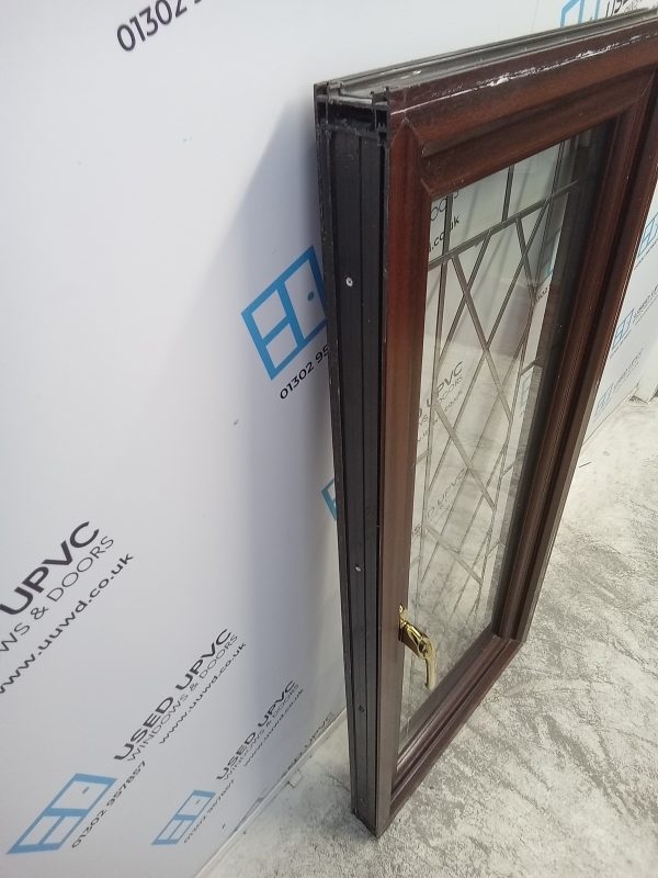 Used Woodgrain Upvc window 595mm x 1310mm W0082 - Image 5
