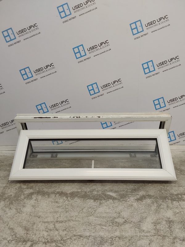 Used White Upvc Window 1140mm x 420mm W0048 - Image 3