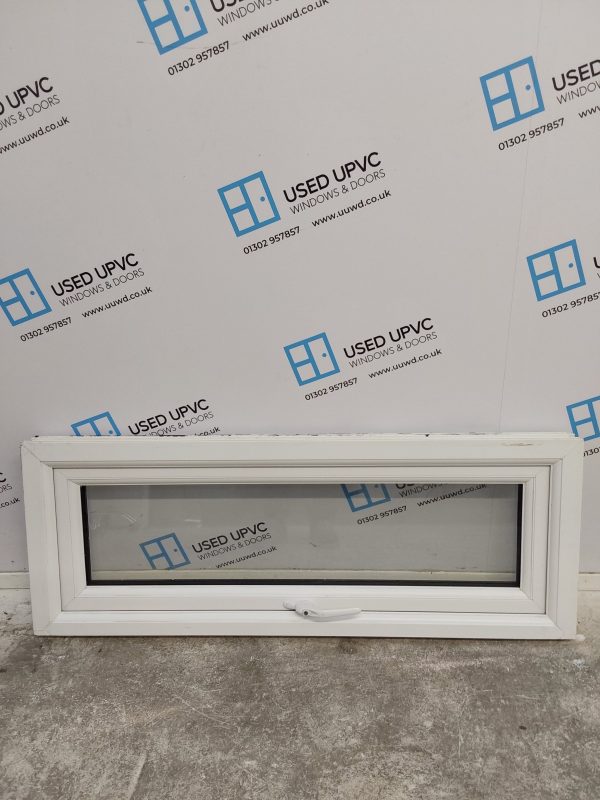 Used White Upvc Window 1140mm x 420mm W0048 - Image 2