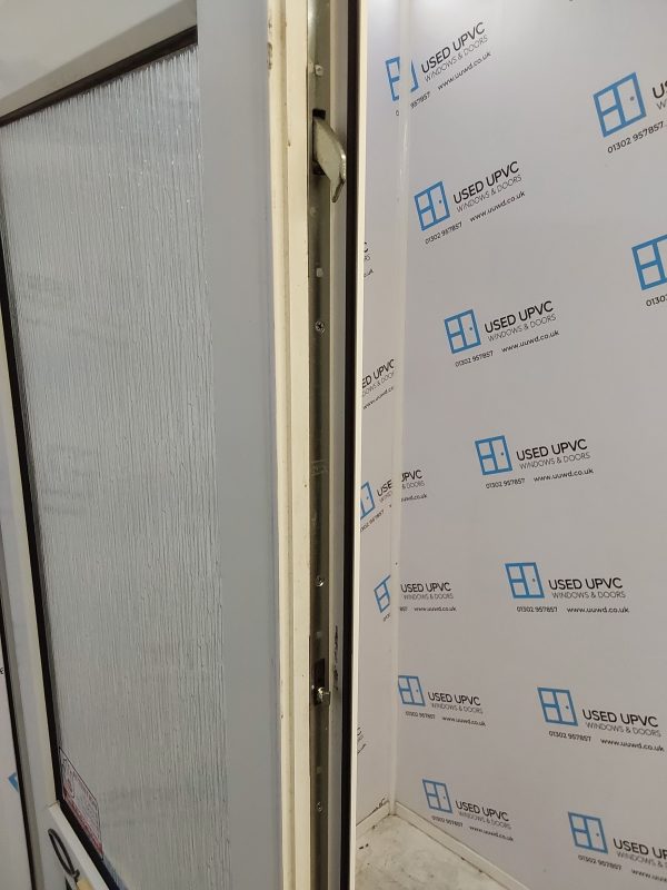 Used White Upvc Front Door 845mm x 2055mm 0770 - Image 4