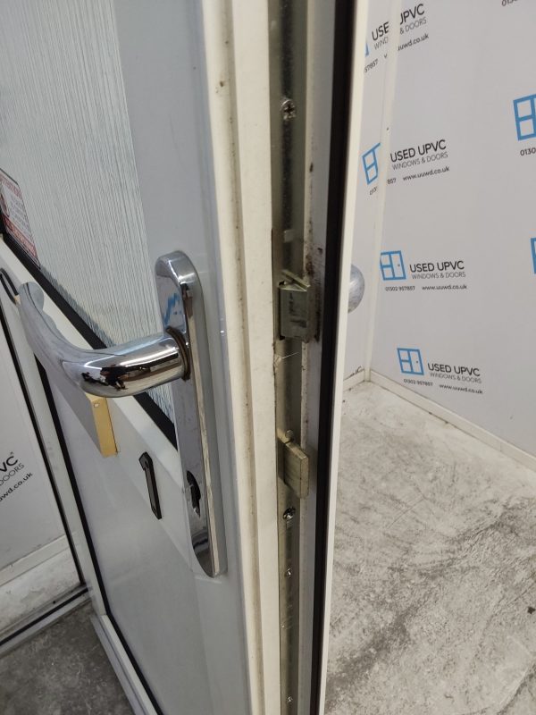 Used White Upvc Front Door 845mm x 2055mm 0770 - Image 5