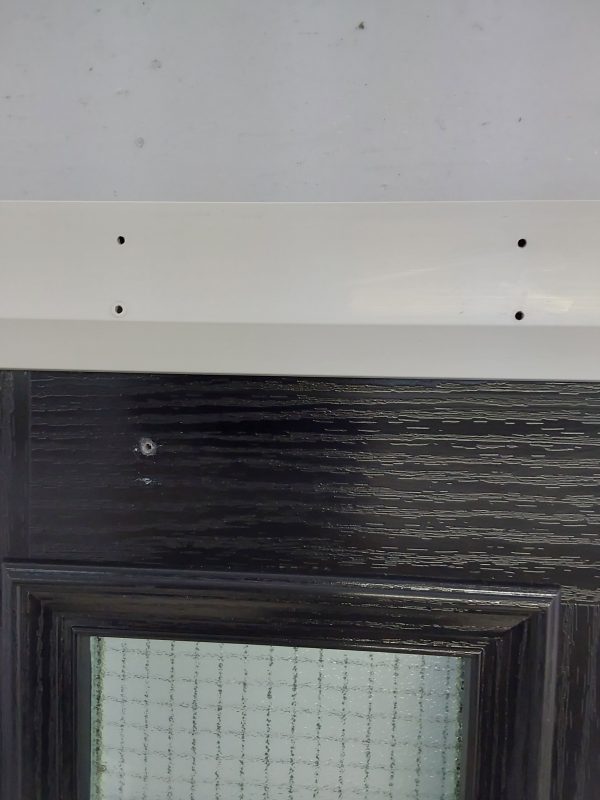 Used Black Composite Front Door 880mm x 1965mm 0762 - Image 4
