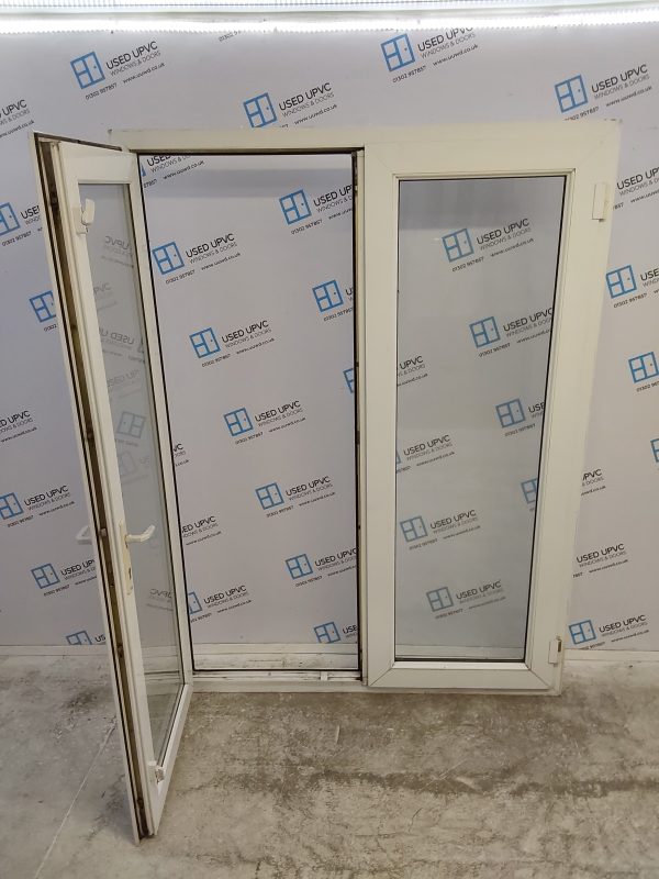 Used White Upvc French Doors 1490mm x 2015mm EA19 - Image 3