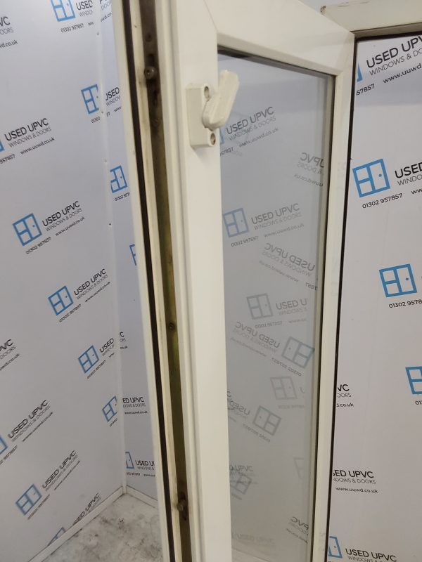 Used White Upvc French Doors 1490mm x 2015mm EA19 - Image 5