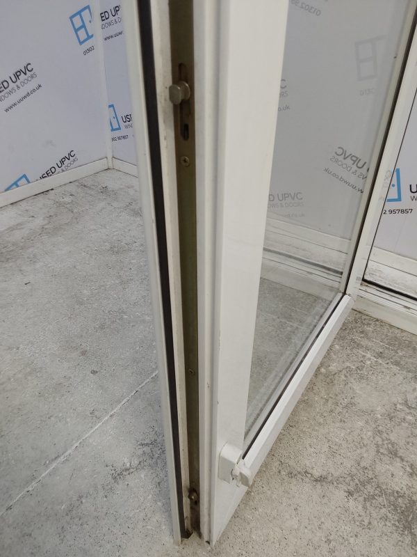 Used White Upvc French Doors 1490mm x 2015mm EA19 - Image 7