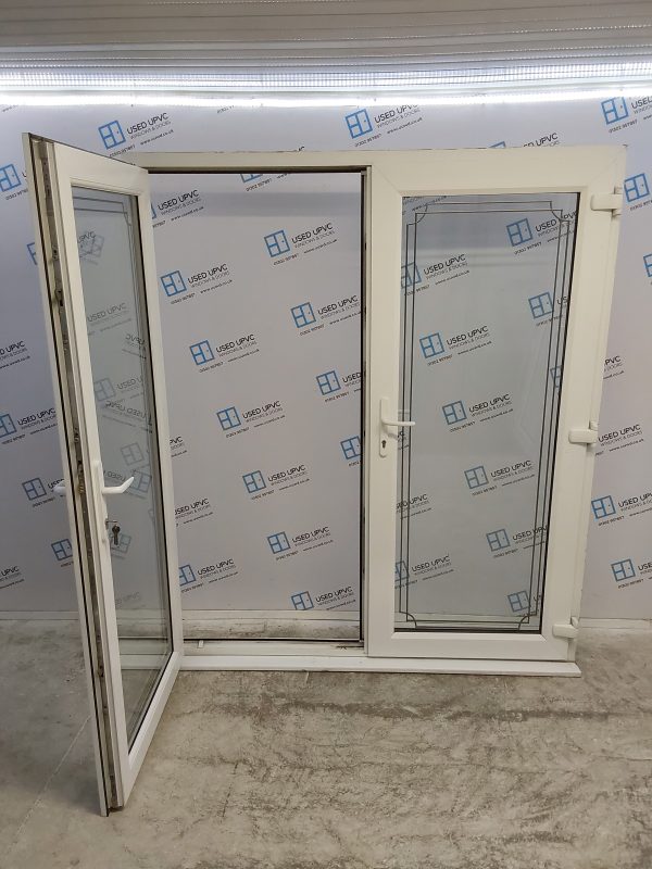 Used White Upvc French Doors 1790mm x 2110mm EA3 - Image 3