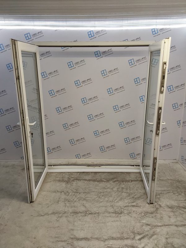 Used White Upvc French Doors 1790mm x 2110mm EA3 - Image 4