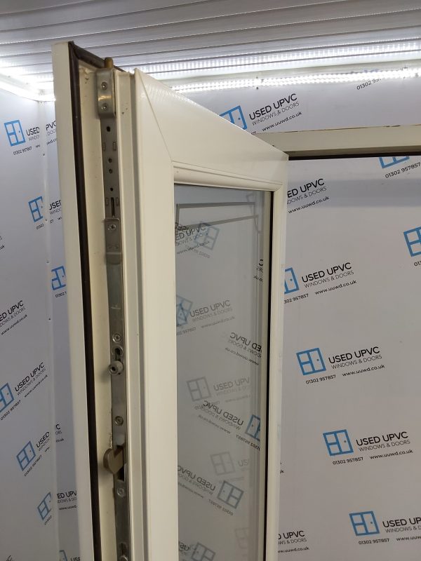 Used White Upvc French Doors 1790mm x 2110mm EA3 - Image 6