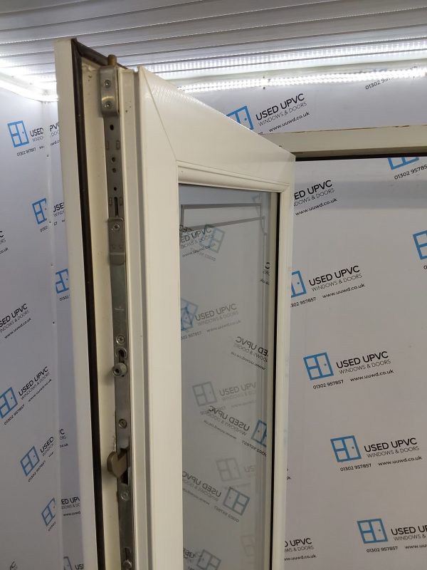 Used White Upvc French Doors 1790mm x 2110mm EA3 - Image 5