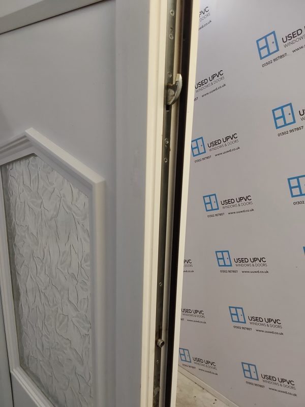 Used White Upvc Back Door 855mm x 2060mm C6039 - Image 7