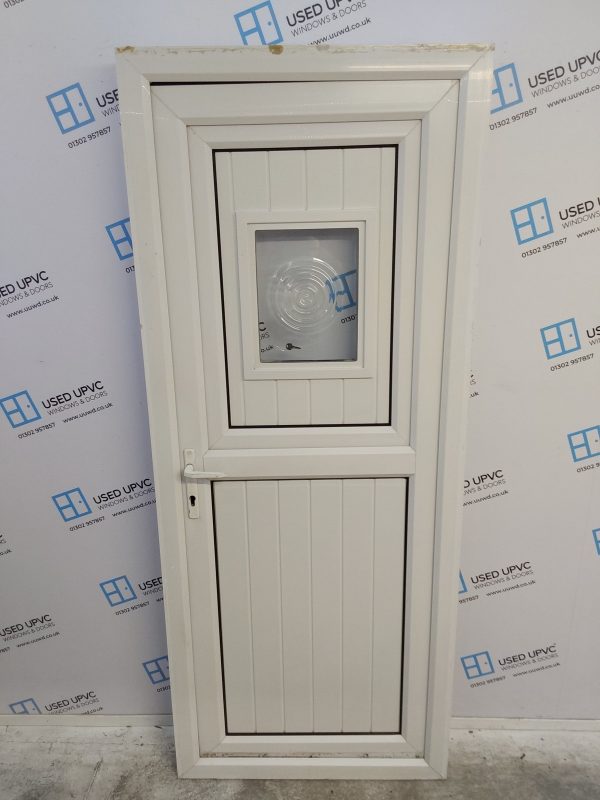 Used White Upvc Back Stable Door 840mm x 2055mm 0556