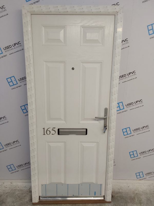 Brand New White Composite Front Door 890mm x 2020mm ND32