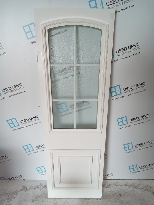 Used White Upvc Back Door Panel 555mm x 1719mm x 28mm UDP0057