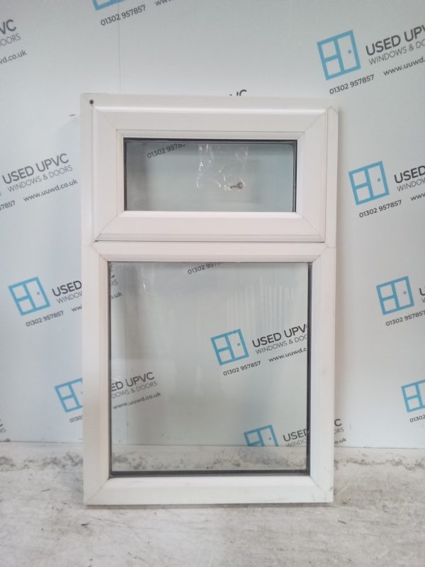 Used White Upvc Window 620mm x 1000mm W0035