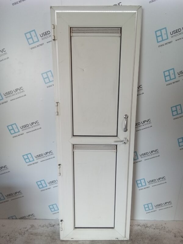 Used White Upvc Back Door 685mm x 2090mm 0099