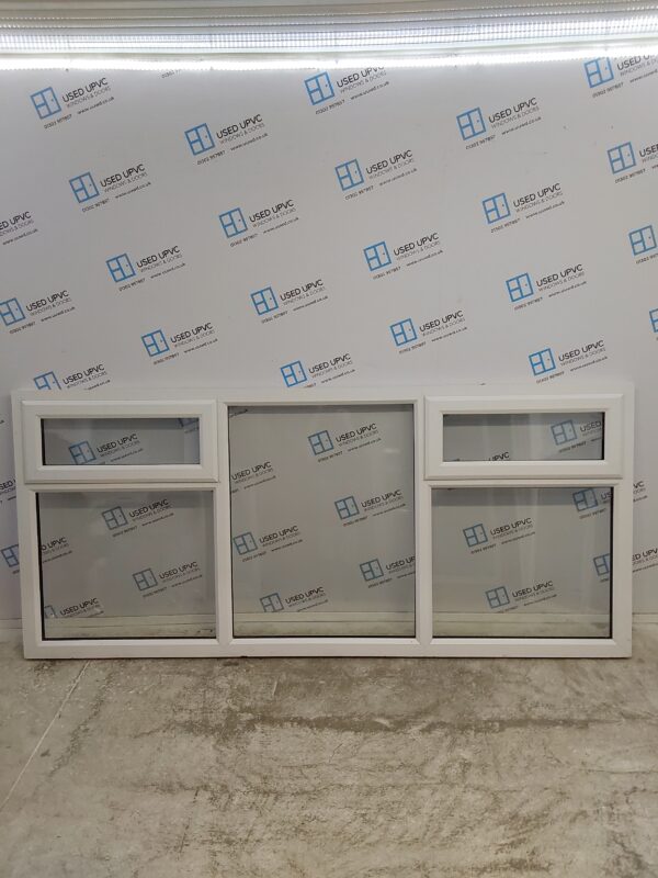 Used White Upvc Window 2585mm x 1160mm LW0052