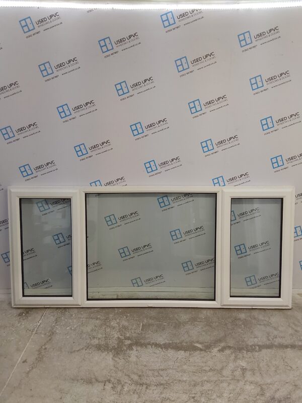 Used White Upvc Window 2385mm x 1040mm LW0043