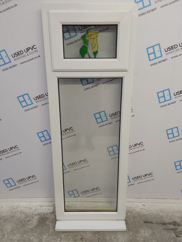 Used White Upvc Window 585mm x 1650mm W0020