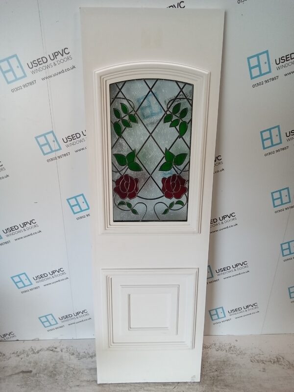 Used White Upvc Back Door Panel 562mm x 1800mm x 28mm UDP0051