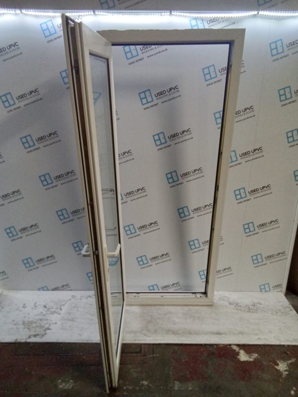Used White Upvc Back Door 840mm x 2090mm C6052 - Image 3