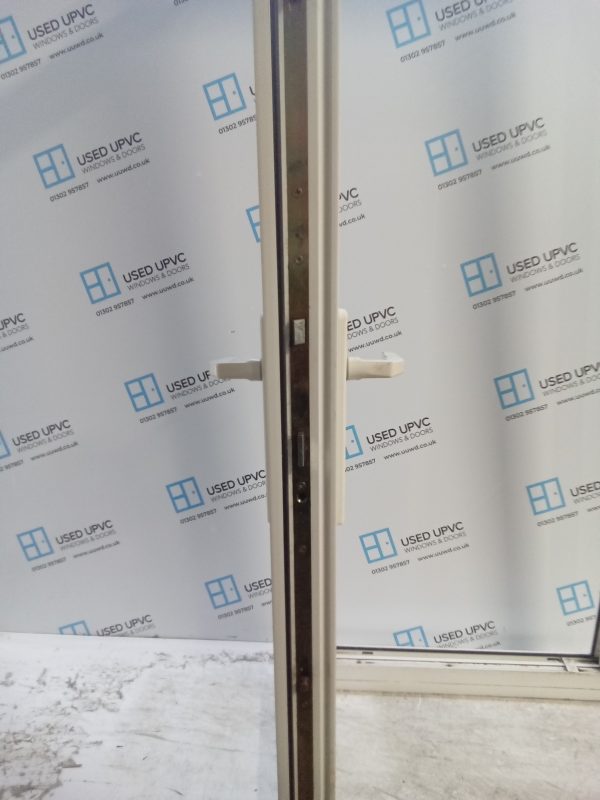 Used White Upvc Back Door 840mm x 2090mm C6052 - Image 5