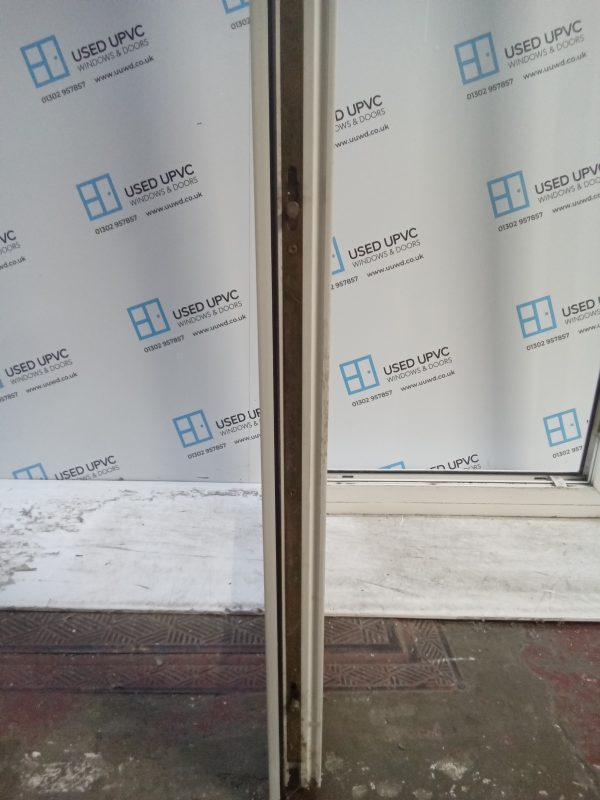 Used White Upvc Back Door 840mm x 2090mm C6052 - Image 6