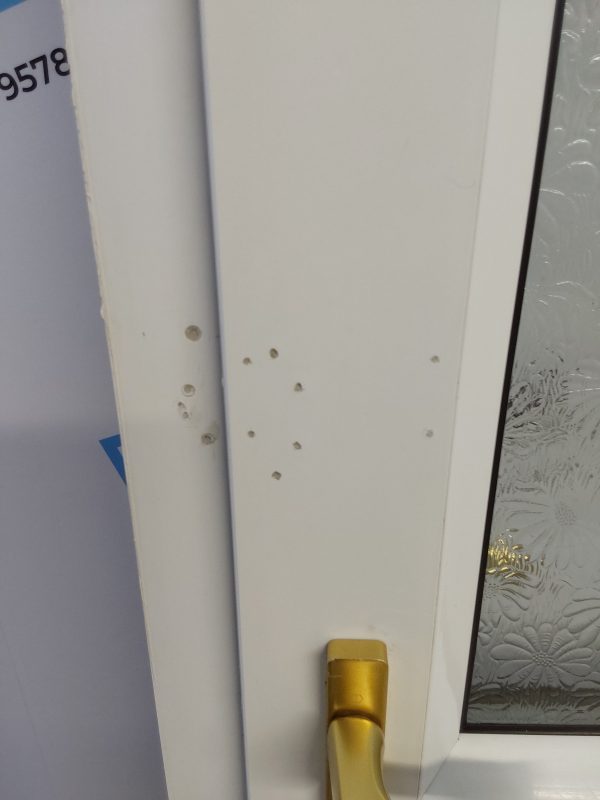 Used White Upvc Back Door 880mm x 2060mm 0554 - Image 4