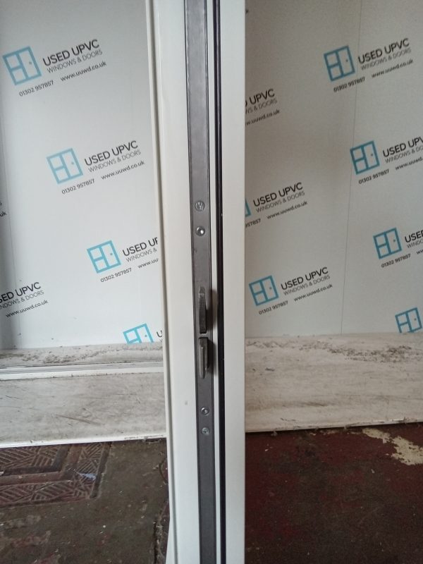 Used White Upvc Back Door 890mm x 2050mm (Reduce To 870mm) C8D10 - Image 6