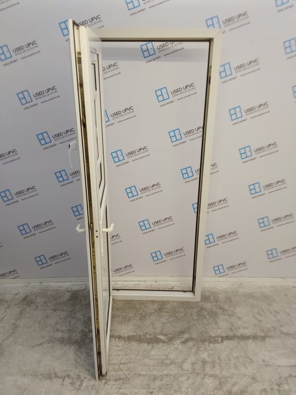 Used White Upvc Back Stable Door 840mm x 2055mm 0556 - Image 3