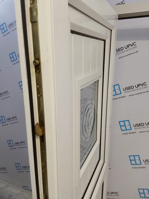 Used White Upvc Back Stable Door 840mm x 2055mm 0556 - Image 8