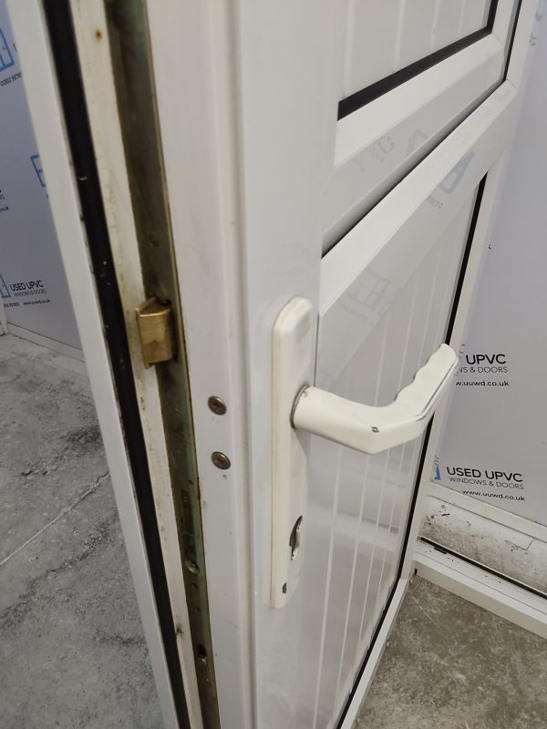 Used White Upvc Back Stable Door 840mm x 2055mm 0556 - Image 9