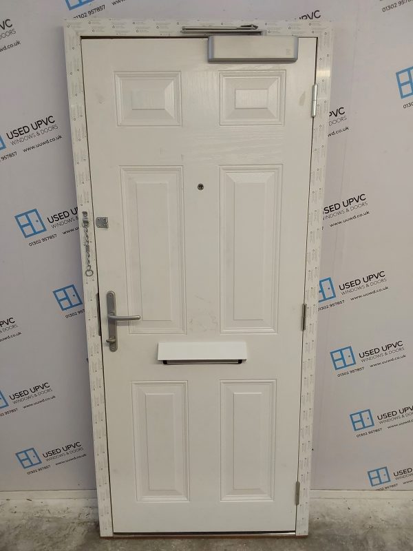 Brand New White Composite Front Door 890mm x 2020mm ND32 - Image 2