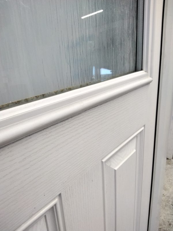 Used White Composite Back Door 905mm x 2030mm 0848 - Image 8