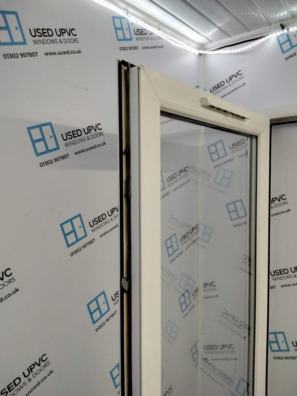 Used White Upvc French Doors 1810mm x 2035mm EA1 - Image 4