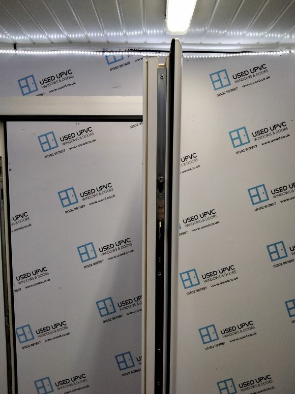 Used White Upvc Back Door 820mm x 2040mm (Reduce To 800mm x 2020mm) C8D14 - Image 4