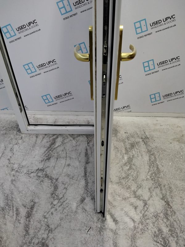 Used White Upvc Back Door 820mm x 2040mm (Reduce To 800mm x 2020mm) C8D14 - Image 5