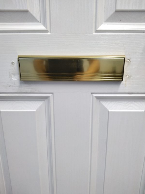 Used White Composite Front Door 860mm x 1990mm 0856 - Image 7