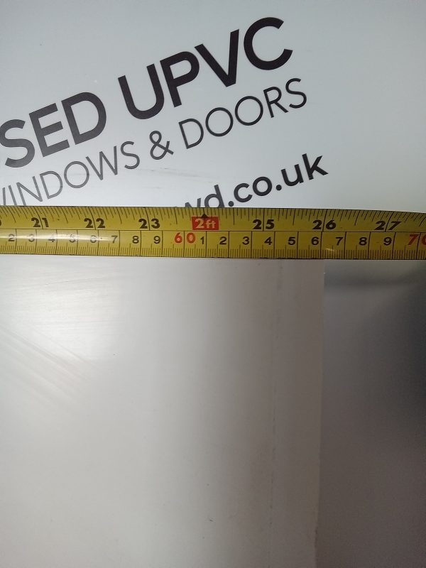 Used White Upvc Back Door Panel 662mm x 1722mm x 28mm UDP0052 - Image 2