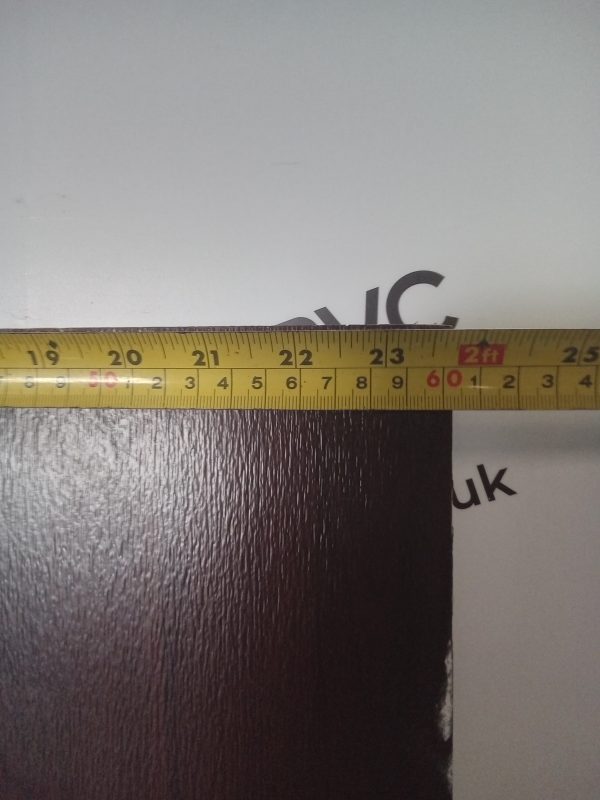 Brand New Rosewood Upvc Back Door Panel 603mm x 1800mm x 28mm NDP96 - Image 2