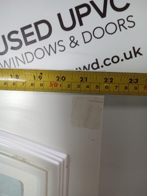 Used White Upvc Back Door Panel 555mm x 1719mm x 28mm UDP0057 - Image 2