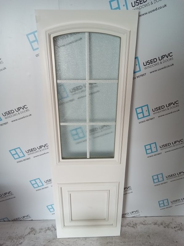 Used White Upvc Back Door Panel 555mm x 1719mm x 28mm UDP0057 - Image 4