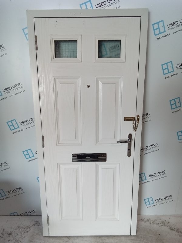 Used Anthracite Grey Composite Front Door 920mm x 2030mm C8D27 - Image 2
