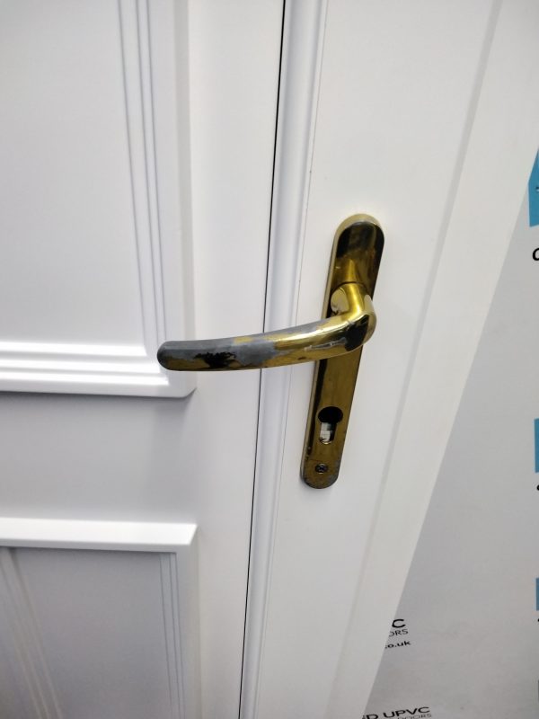Used White Upvc Back Door 900mm x 2170mm (Reduce To 900mm x 2145mm) C6043 - Image 6