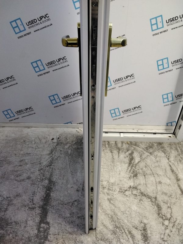Used White Upvc Back Door 900mm x 2170mm (Reduce To 900mm x 2145mm) C6043 - Image 5