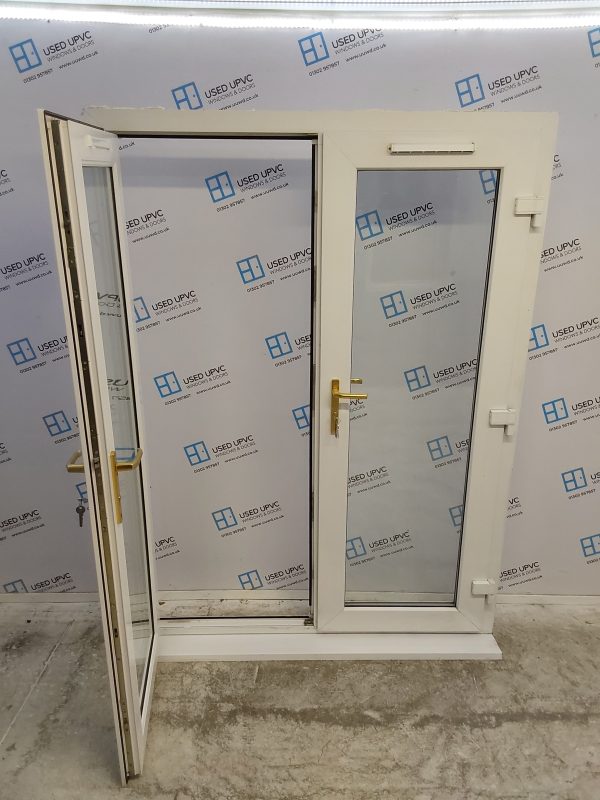 Used White Upvc French Doors 1470mm x 2010mm EA1 - Image 3